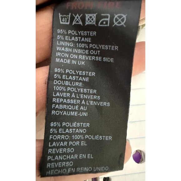 Urban Outfitters Women's Cherub Angel Print Mini Skirt S Whimsical Lightweight - Picture 6 of 7